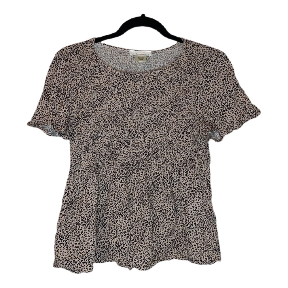 Urban Romantics Cheetah/Animal Print Boho Fall Top